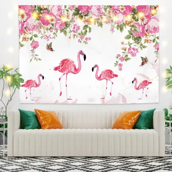 

Cartoon Animal Tapestry Wall Hanging Swan Unicorn Cat Tapestries Kids Room Decoration Sky Carpet Wall Art Home Decor