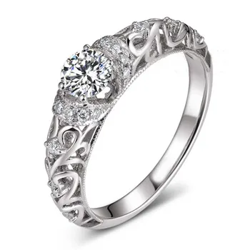 

Vintage Pattern Wedding Ring Personality Simple Female Fashion Jewelry Gift