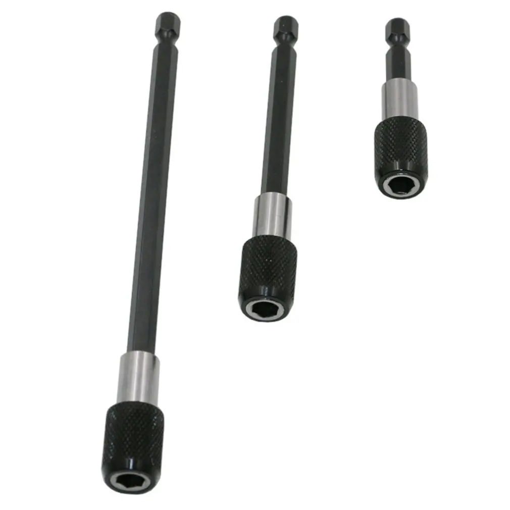 

Hexagon bit fast release self-locking post strong magnetic extension rod