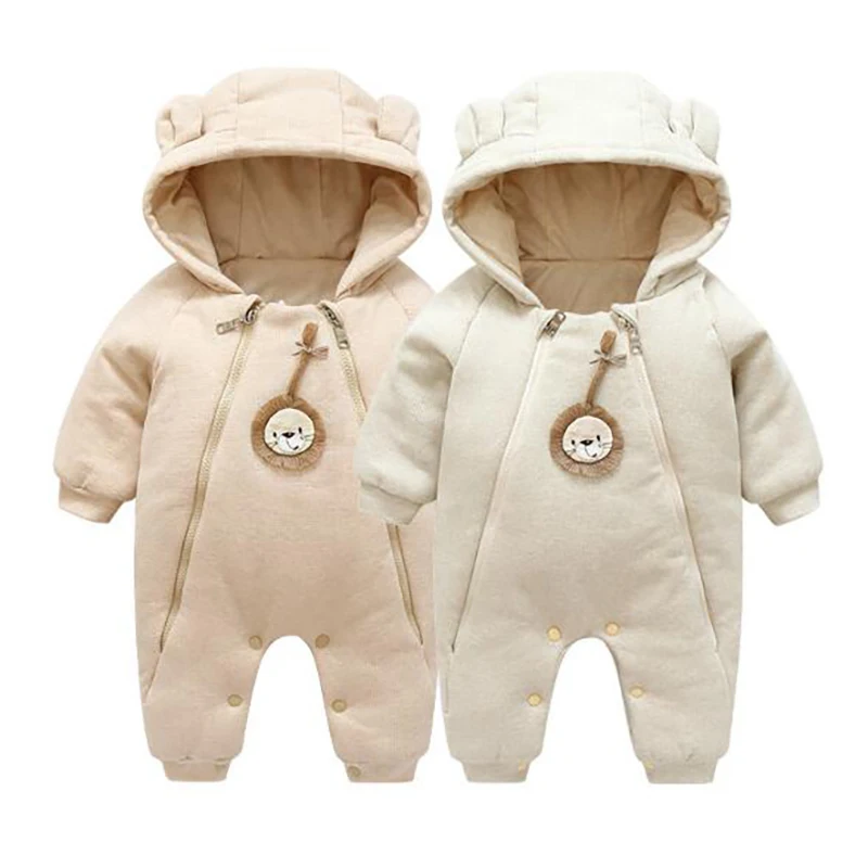 Одежда для новорожденных; комбинезоны с капюшоном; зимняя одежда; утепленные комбинезоны; теплая одежда; YZM022