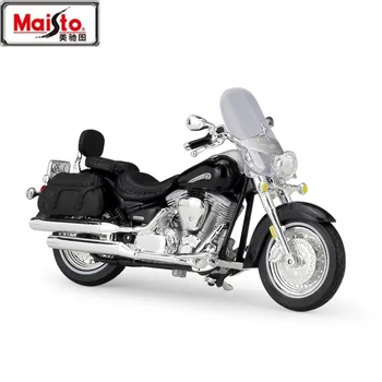 

MAISTO 1:18 YAMHA ROAD STAR SILVERADO Diecasts Simulation Alloy Motorcycles Model Collection of High-end Gifts Kids Toy Vehicles