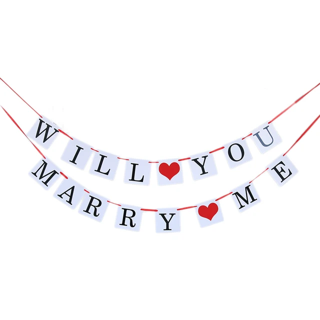 Will You Marry Me Banner