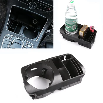 

For Mercedes Benz C E GLC Class W205 X253 W213 S213 C238 Car Plastic Central Console Storage Box Cup Holder Car Accessories