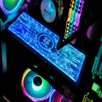 

OEM Infinite Graphics Card Backplane Illuminating Backing Plate for Computer PC Customized Board