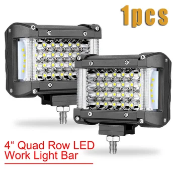 

220W LED Work Light Yachts Spot Pod Off-road Tractor 12V 4-Row Waterproof