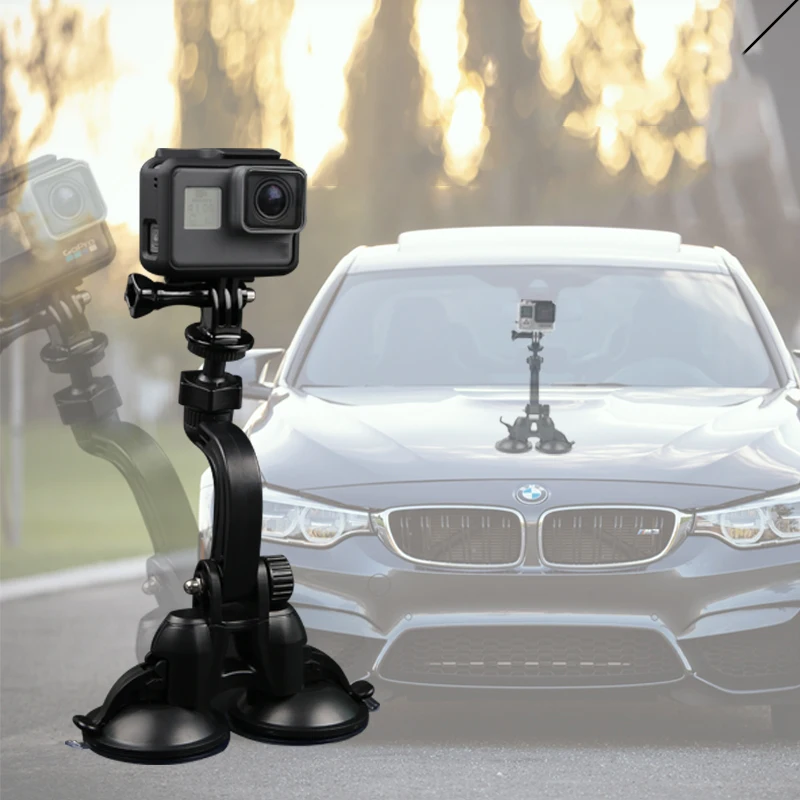 Экшн-камера на присоске для GoPro Hero 7 5 6 4 sony SJCAM SJ7 Yi 4K H9 Go Pro крепление стекло присоска
