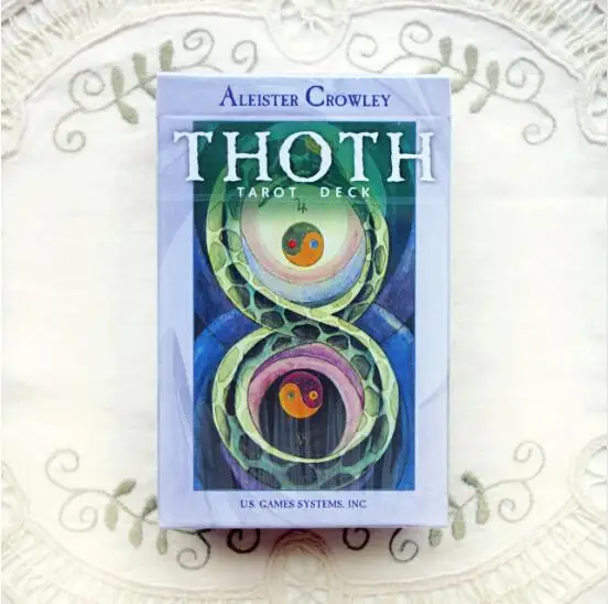 78 шт./компл. оригинальные карты Aleister Crowley toth Tarot портативная настольная игра набор
