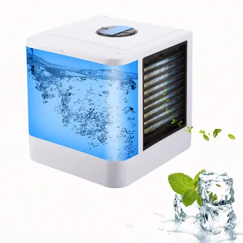 

7 Colors Mini Portable Air Conditioner Humidifier Purifier USB Air Cooler Light Desktop Air Cooling Cooler Fan For Home Office
