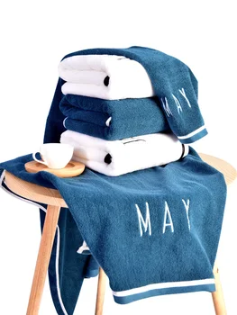 

Cotton Bath Towel Thickened By Men and Women Pure Cotton Couple Style Adult Absorbent Fast Dry Hair Household Bath Towel Nn50mj