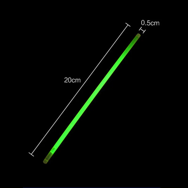 10 шт. ФЛУОРЕСЦЕНТНОЕ свечение светящиеся палочки Браслеты День рождения Рождество вечеринка событие фестиваль концерт поставки светящаяся опора