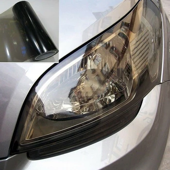 

30*50cm Car Light Film Smoke Black Tint Film Headlights Vehicle Vinyl Wrap