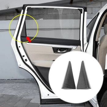 

ABS Carbon fibre For Honda CR-V CRV 2017-2020 accessories Car Rear door inner speaker audio Horn ring Cover Trim Car Styling