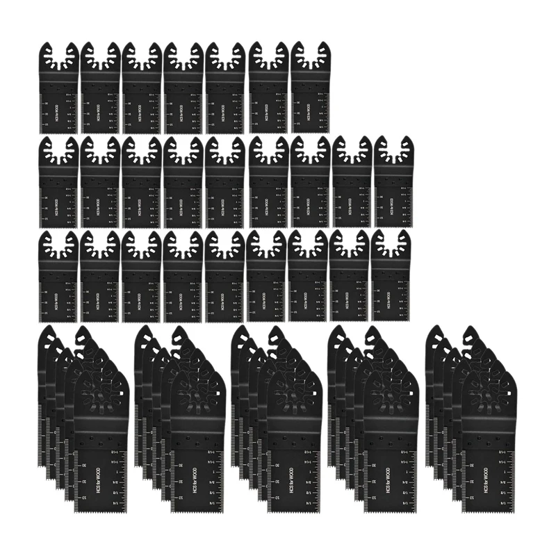 

50PCS Oscillating Multitool Quick Release Saw Blades Oscillating Tool Blades for Cutting Wood, Metal Plastic and Other Materials