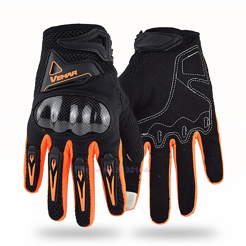 Vemar Motorcycle Gloves Touch Screen Gloves Guantes summer breathable Moto Motorbike Motorcycle Racing Riding Gloves M-XXL