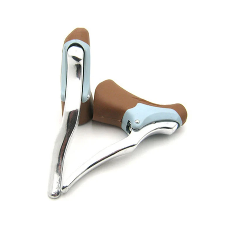 Легкая алюминиевая ручка для велосипедного Тормоза передние и задние тормозные рычаги руль велосипеда изогнутой вперед-вниз-назад формы набор Mtb горный велосипед велосипедный тормоз рычаги