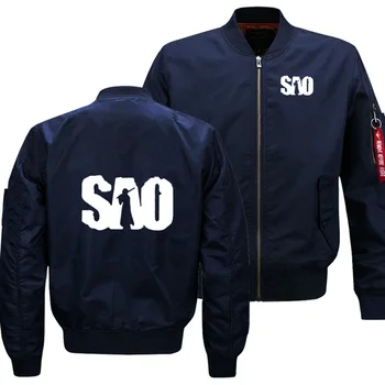 

Mens Flying jacket Wintter Warm Slim Fiy Pilot jacket men SOA Sons of anarchy the child Sweatshirt Hip Hop Harajuku Men jacket M
