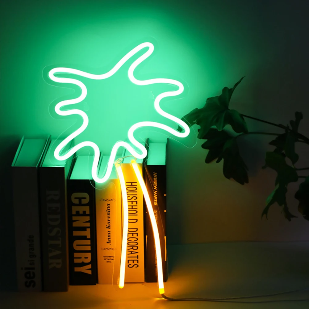 

Neon Light USB Powered Home Word Sign Art Party Atmosphere Wall Hanging Photography Prop Shop Window Decoration Led Bar Wedding