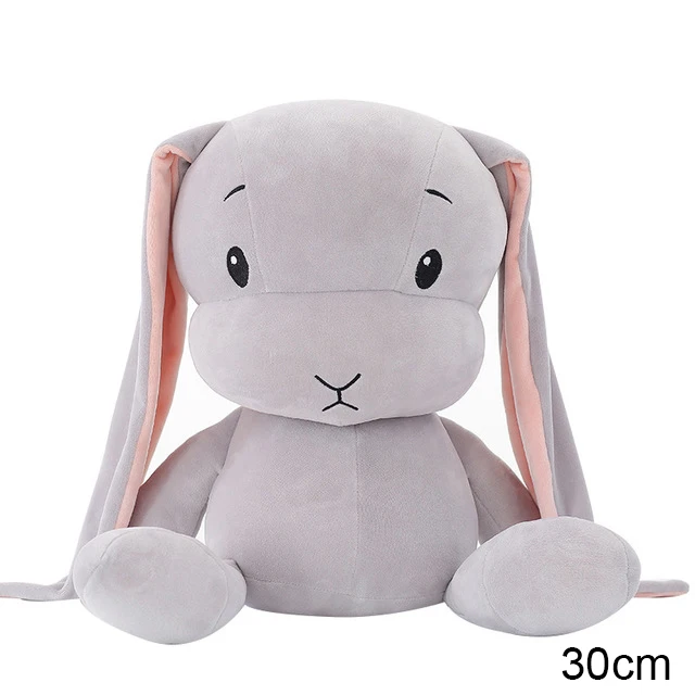 gray 30cm Милый кролик, плюшевые игрушки, плюшевый кролик, детские игрушки в виде животных, кукла, детская игрушка для сна, подарки для детей, постельные принадлежности, игрушки - Цвет: gray 30cm