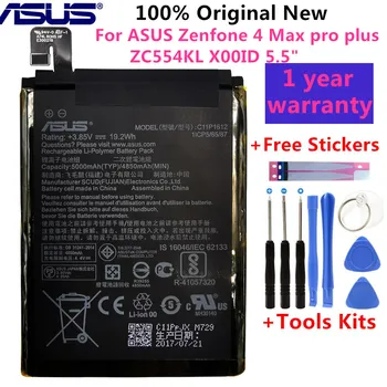 Mega Discount 3ce9f Original Asus C11p1612 5000mah Battery For Asus Zenfone 4 Max Pro Plus Zc554kl X00id 5 5 Batteries Free Tools Stickers Cicig Co
