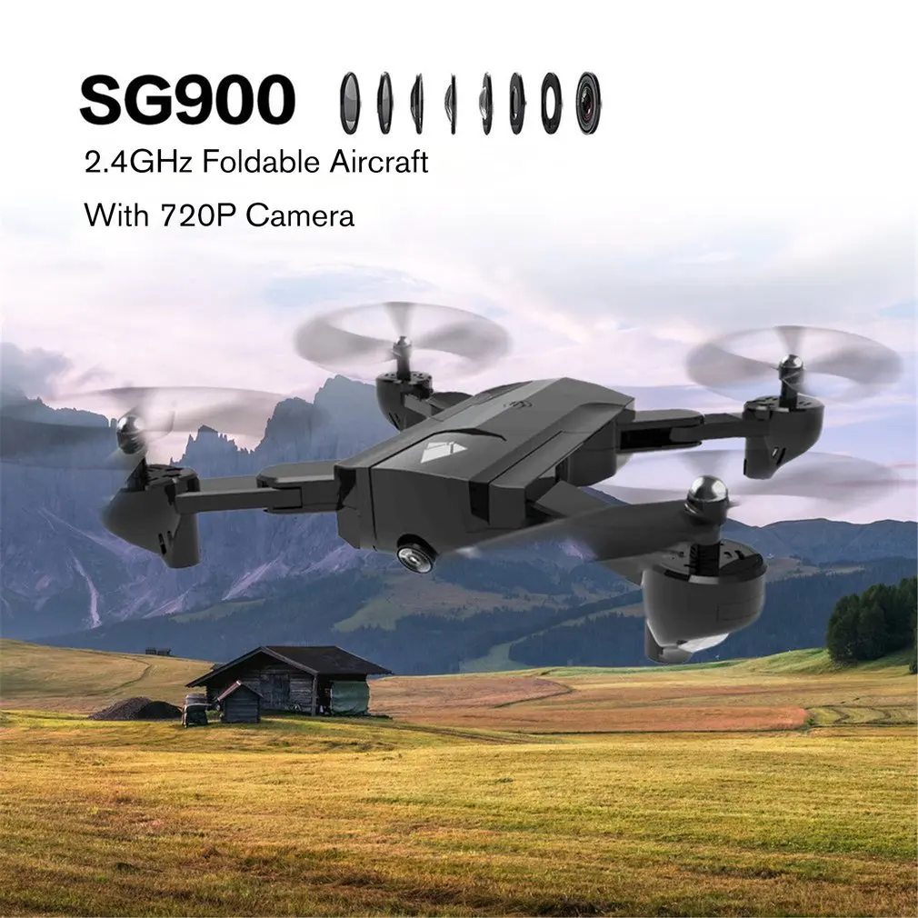 SG900 RC Дрон с камерой HD 720P Профессиональный FPV Wifi RC дроны авто возврат Квадрокоптер вертолет Быстрая FR/US/ES