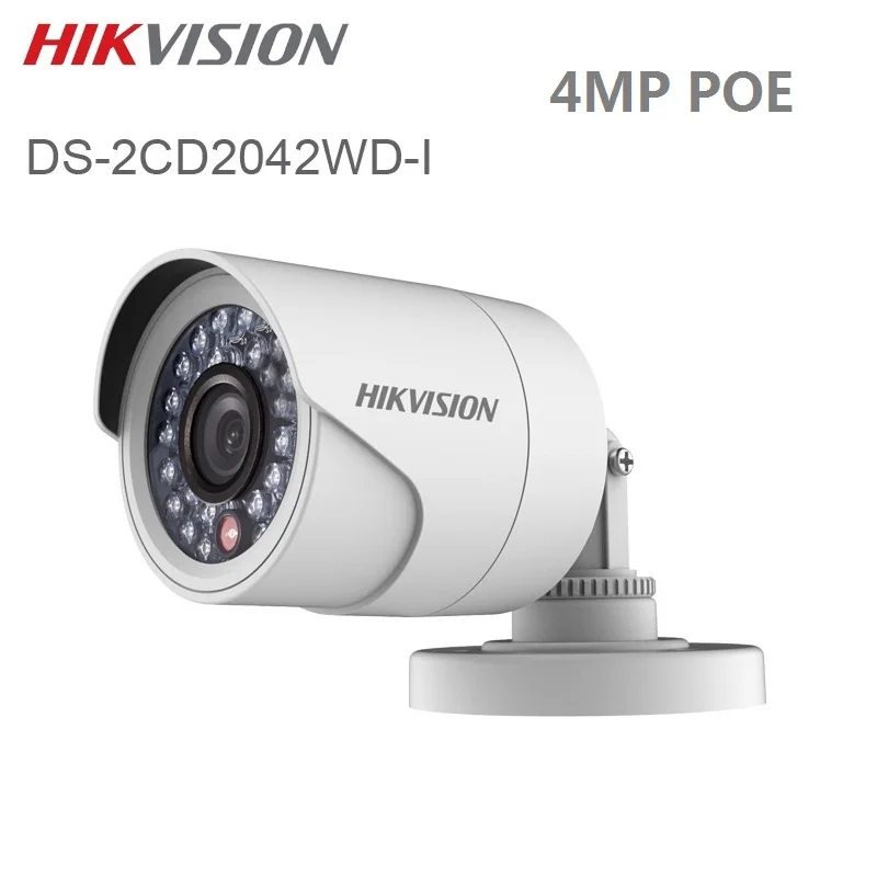 8 каналов Hikvision POE NVR видеонаблюдение с 5 шт. 4MP ip-камера Netwerk безопасность ночное видение CCTV системы безопасности наборы