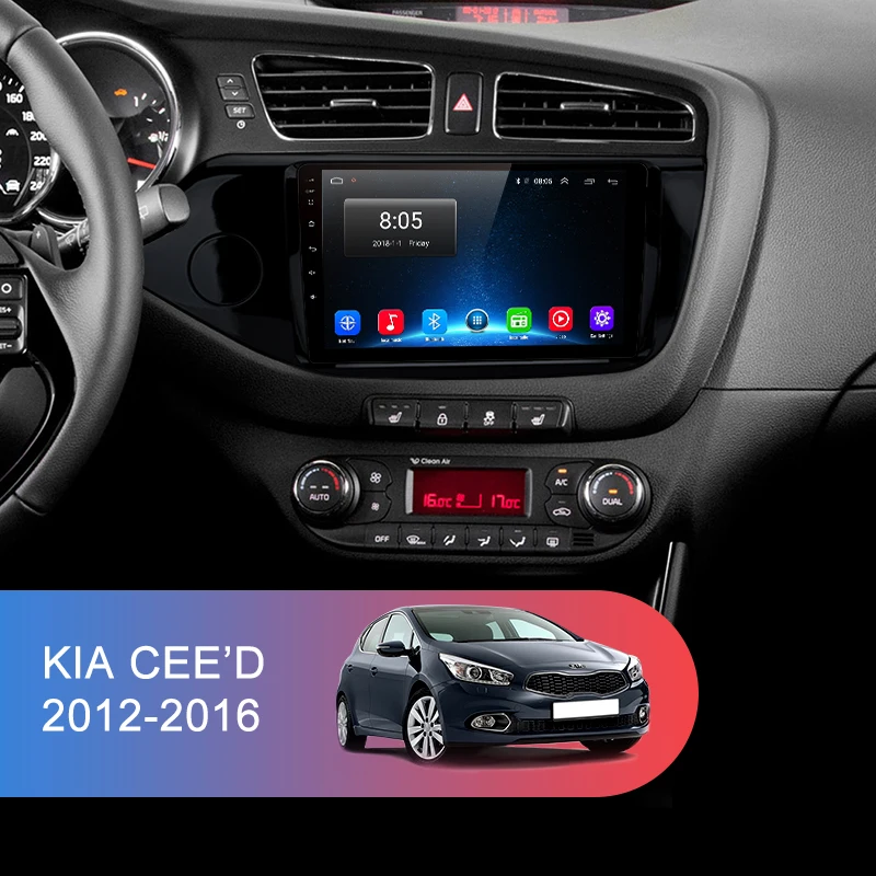 LDZDSEE T1 для KIA Cee 'd CEED JD 2012 2013 2014 2015 2016 радио мультимедиа видео плеер gps Нет 2din 2 din