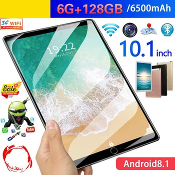 

2021 New 10 Inch 4GLTE Tablet PC 6G RAM128G ROM MTK6582 Octa-core Phone PC 1280X800 IPS 4G WCDMA/2SIM GPS Bluetooth WIFI