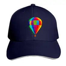 Яркие разноцветные бейсбольные кепки унисекс с шариками, регулируемая шапка-сэндвич с острым носком