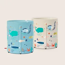 Ванна для ванной складной с регулировкой по высоте, для детей 6, Слои утолщенной с высоким уровнем вдали от холодной смеситель для ванны, Прочный кронштейн