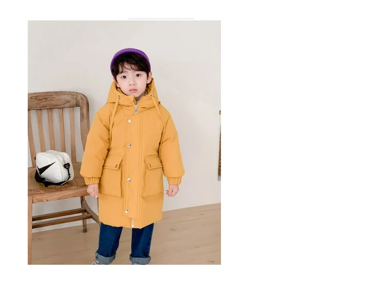 Winter Children Jacket&Coat For Boys New Arrivals Fashion Hooded Outwear Kids Down Coat Padded-Cotton Boy Clothes Outwears