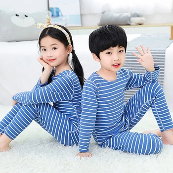 

Children Sets 2020 Autumn Winter Kids Underwear Suit Teenage Girl Boy Clothes Baby Boys Girls Pajamas Sets T Shirt And Pants