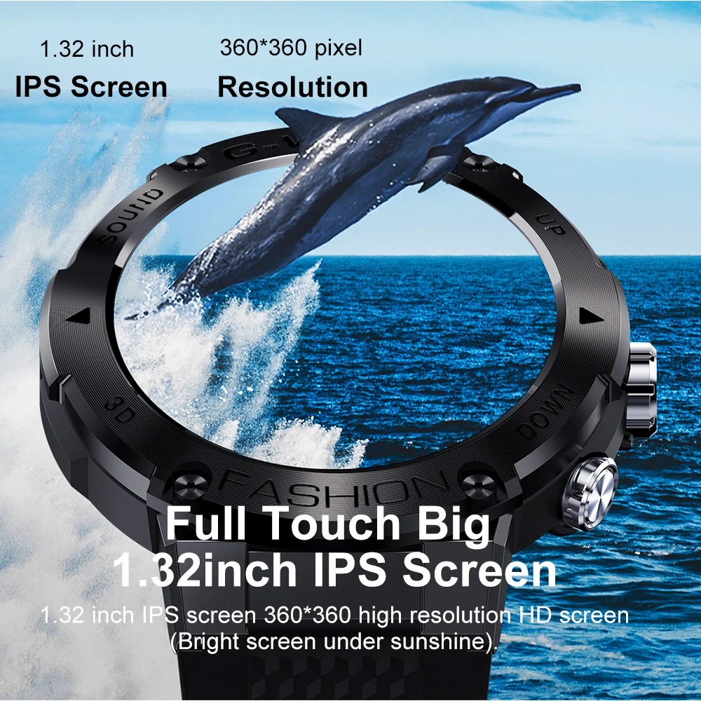 Modo de Esportes Inteligente para Android Polegada Tela Smartver Multi Realtek 8762dt Chip Bluetooth-compatível Relógio Ios Telefone 1.32 360*360 - Image 6