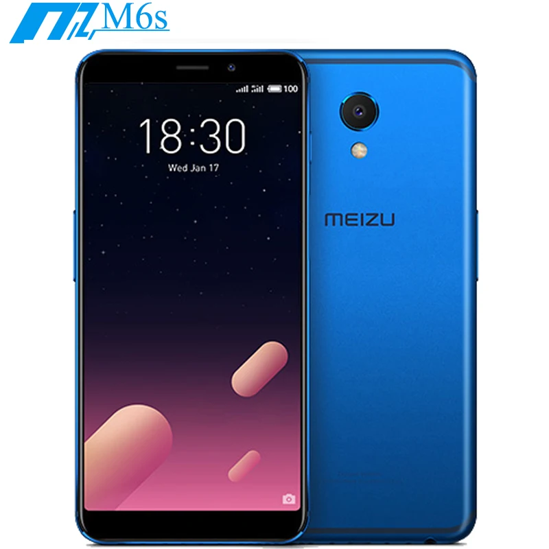 Meizu M6s, глобальная прошивка, 4G LTE, 3 ГБ, 32 ГБ/64 ГБ, Exynos 7872, Hexa Core, 5,7 дюймов, HD ips, полный экран, отпечаток пальца, сотовый телефон