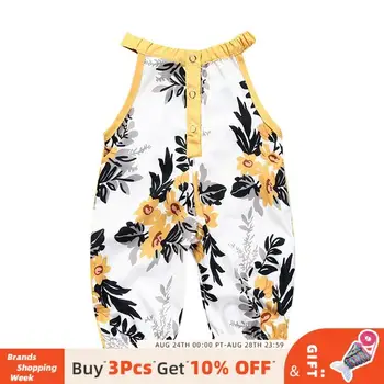 

Bear Leader Baby Girls Rompers New Summer Girl Flowers Costume Baby Cute Rompers Kids Cute Infants Baby Clothing Floral Suits