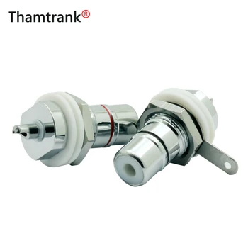 

10Pcs/5Pairs High quality Rhodium/Gold Plated Copper CMC RCA Female Terminal Jack Socket AV Audio Video RCA wire Connector