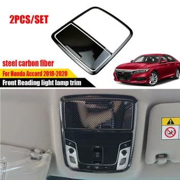 

Durable And Practical For Honda Accord 10th 2018-2020 Carbon Fiber Style Front Reading Light Lamp Trim