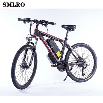 

26/27.5/29 Size: Tire Inch C6 26 Inch Electric Bike 48v 350w Ebike 26*1.95 Tire 21 Speed Mountain Bike Electric 350w