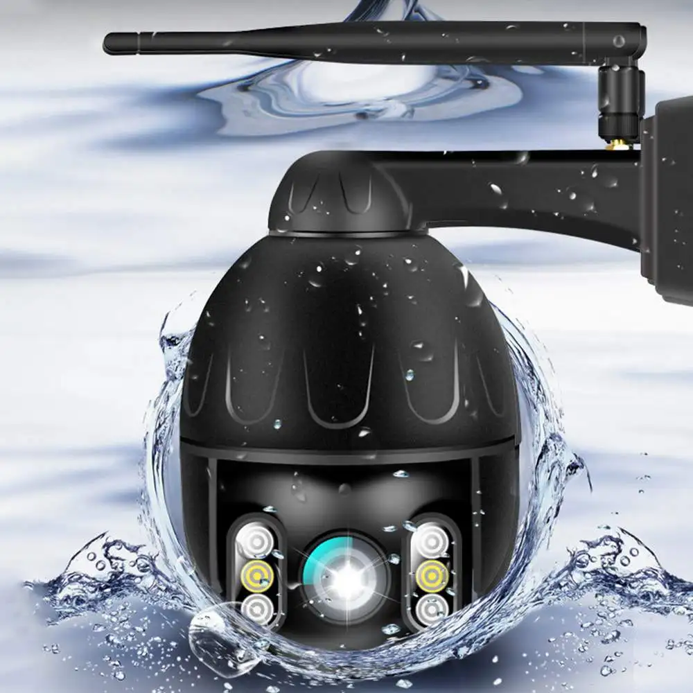 QJ-200-P3 Домашняя безопасность смарт Wifi ip-камера HD 1080P PTZ 360 ° Водонепроницаемая H.265 инфракрасная ночная версия монитор обнаружения движения