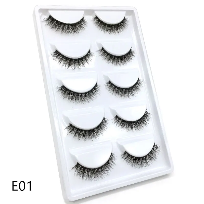 Extensão, Kit de maquiagem, 100% Real Mink Lashes, 250 Pares, 50Box