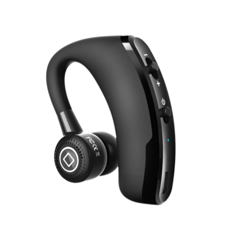 V9 True Wireless Handsfree Bluetooth Earphones Noise Control Business Ear-Hook Sport Headphones with Mic for Huawei Smart Phone |