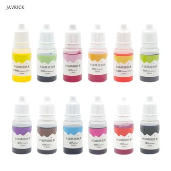 

12 Pcs/set Water Oil Dual-use Epoxy Pigment DIY Baking Plastic Clay Handmade Soap Color Coloring Agent
