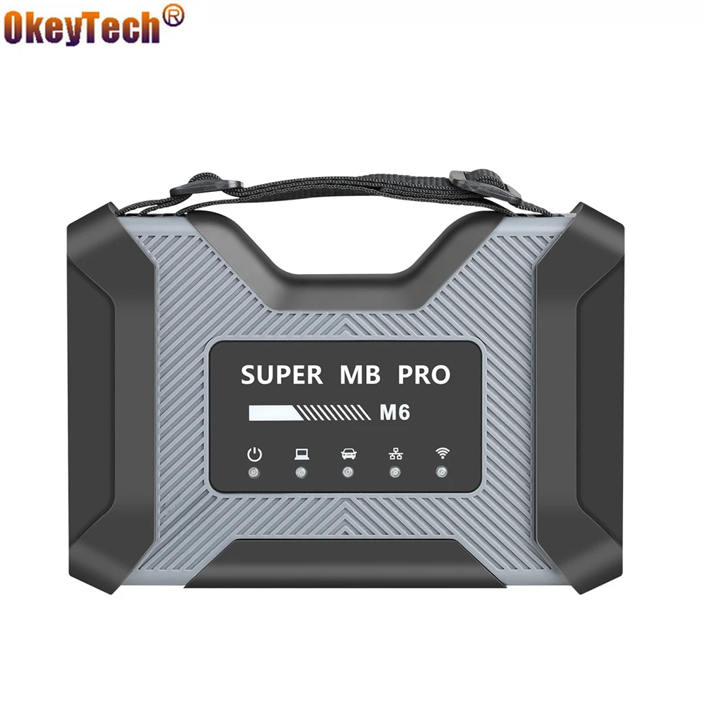 Беспроводной диагностический инструмент SUPER MB PRO M6 с мультиплексором кабелем Lan и