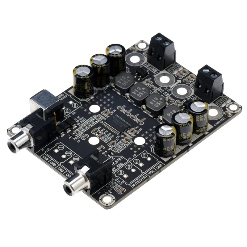 

30W 24V dual-channel TPA3118 low-power class D digital power amplifier board used in vending machines