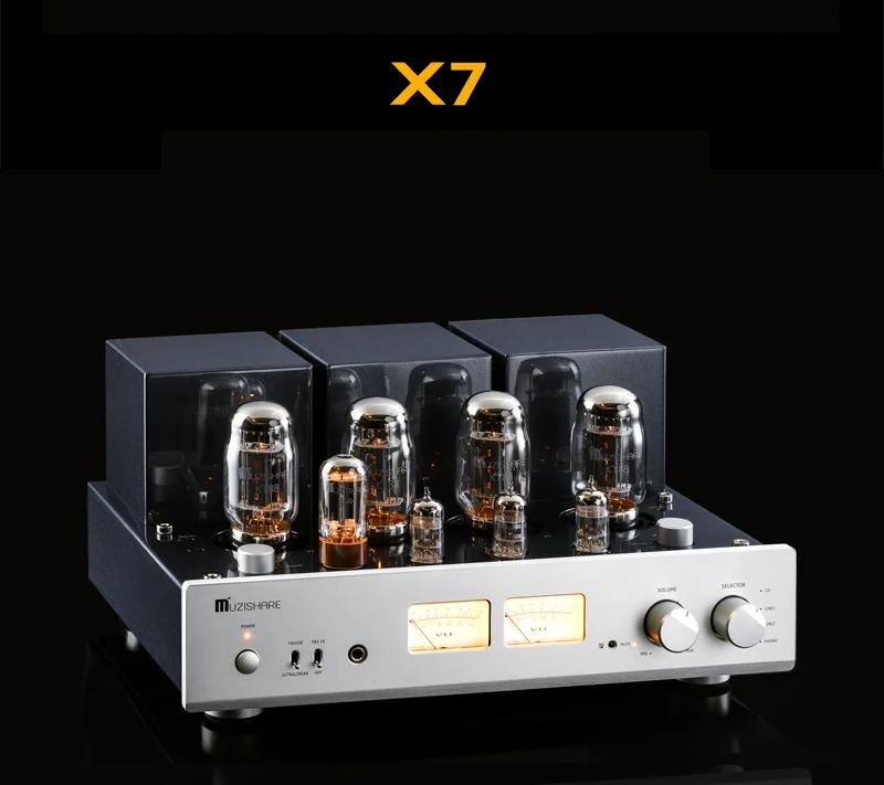 MUZISHARE X7 push pull ламповый усилитель KT88 двойной высокого давления Bile выпрямитель