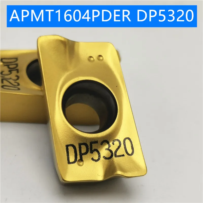 100 шт. APMT1604 DP5320 поворотные твердосплавные вставки инструмент токарная обработка