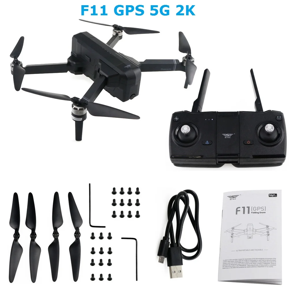 Профессиональный gps Дрон 2K Follow Me RC Дрон Wifi FPV долгое время Летающий Квадрокоптер gps Дроны с камерой HD VS F11 PRO - Цвет: F11 2K HD