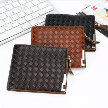 

RFID Blocking Theft Protect Fashion Men's Wallet Money Bag Coin Card Holder Purses Bifold Leather Slim Purse