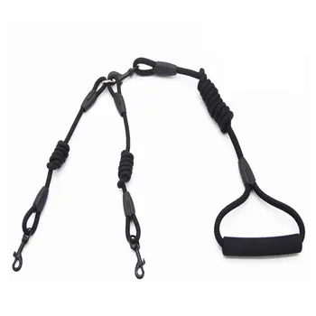 

2 In 1 Pet Leash For Dog Cat Nylon Ropes Walking Running Outdoor No Soft Handle Dual Heads Training Collar Traction