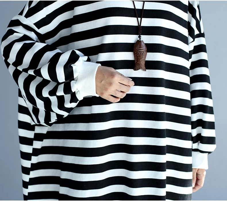 Новинка, XXXL, 4XL, 5XL размера плюс, Женская свободная Полосатая туника, осень, новинка, пэчворк, хлопок, верх размера d, рукав летучая мышь, harajuku, футболка