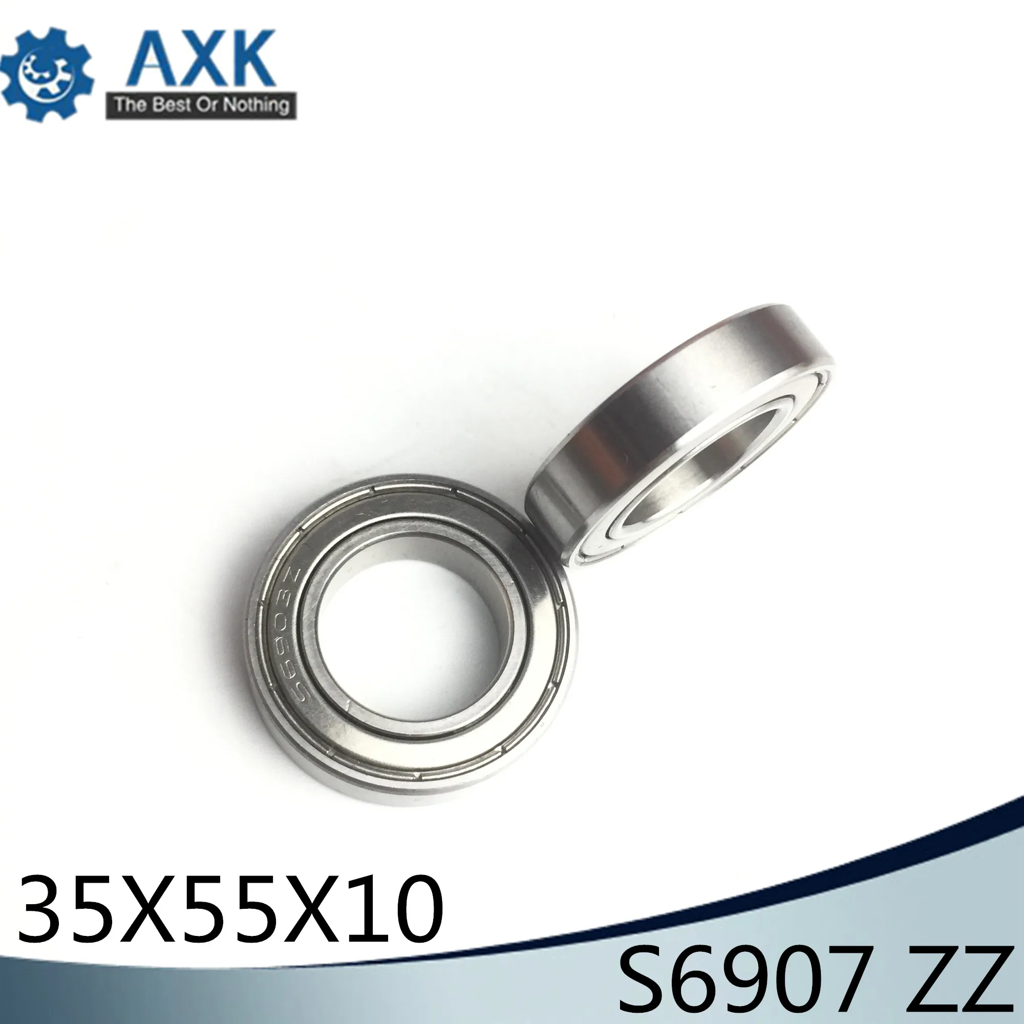 S6907ZZ Bearing 35*55*10 mm ( 5PCS ) ABEC-1 S6907 Z ZZ S 6907 440C Stainless Steel S6907Z Ball Bearings